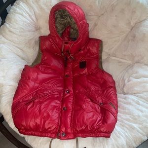 Men’s red polo Ralph Lauren  puffer vest